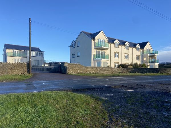 Park opposite these buildings